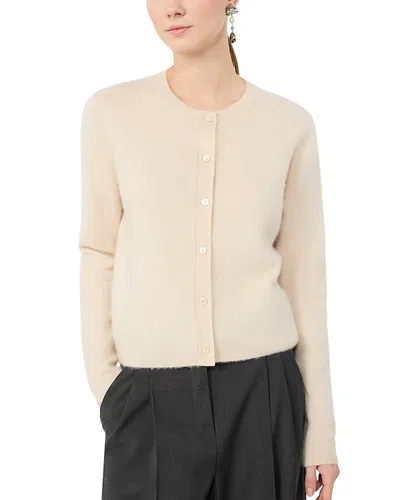 Weekend Max Mara Wkdesposto Wool And Cashmere Cardigan In Neutral