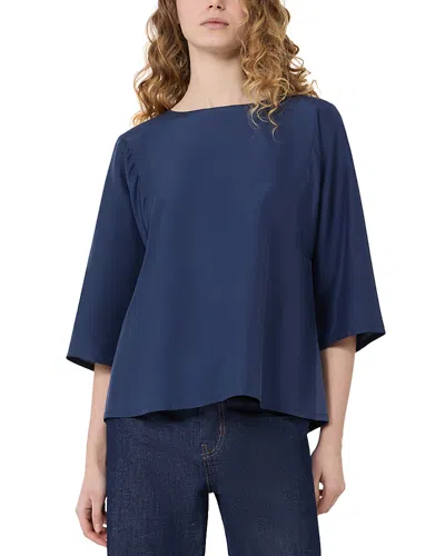 Weekend Max Mara Wkdfastoso Blouse In Blue