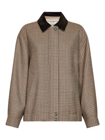Weekend Max Mara Wkdfesta Jacket In Brown