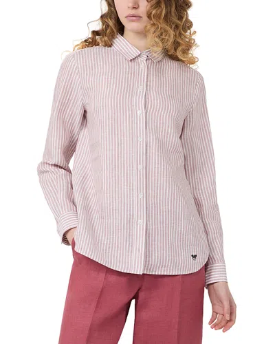 Weekend Max Mara Wkdgiurato Linen Shirt In Pink