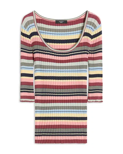 Weekend Max Mara Wkdguglia Ribbed Sweater In Blue