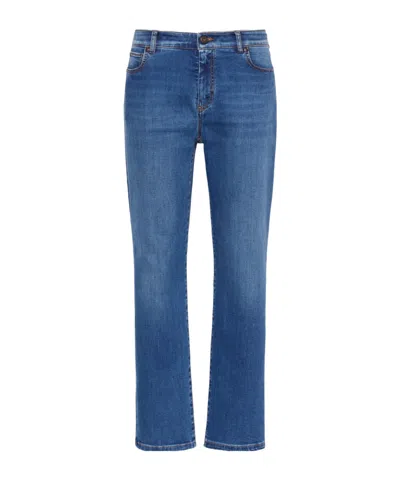 Weekend Max Mara Wkdlana Slim-fit Denim Jeans In Blue
