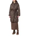 Weekend Max Mara Wkdmassa Belted Down Coat In Brown