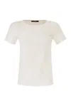 Weekend Max Mara Wkdmultib - Basic Cotton Jersey T-shirt In Multi