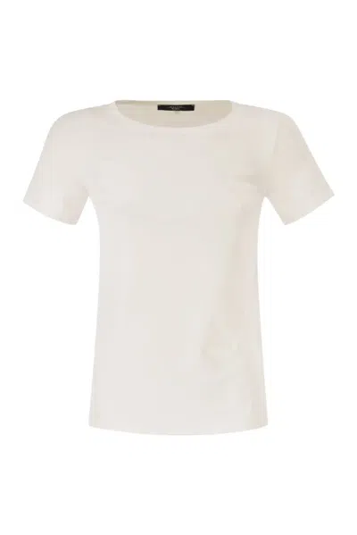 Weekend Max Mara Wkdmultib - Basic Cotton Jersey T-shirt In Multi