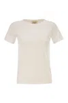 Weekend Max Mara Wkdmultib - Basic Cotton Jersey T-shirt In White