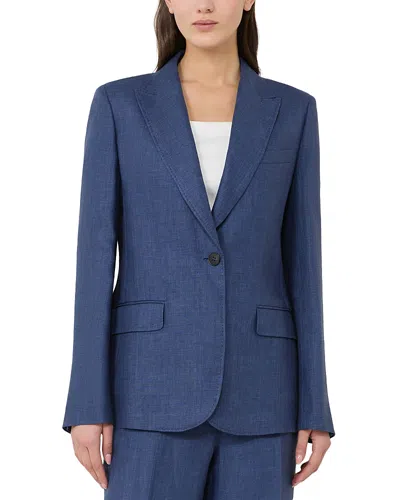 Weekend Max Mara Wkdnalut Blazer In Blue