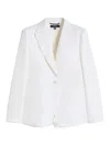Weekend Max Mara Wkdnalut Single-breasted Blazer In White