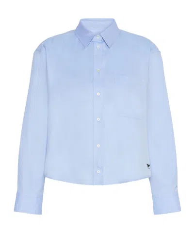 Weekend Max Mara Wkdnuoro Long-sleeved Shirt In Blue