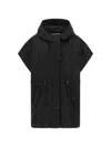 Weekend Max Mara Wkdorigano Quilted Hooded Gilet In Black