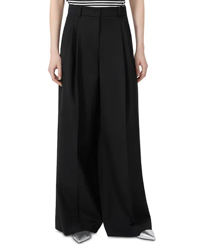 Weekend Max Mara Wkdovvio Trousers In Black
