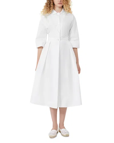 Weekend Max Mara Wkdpadana Midi Shirt Dress In White