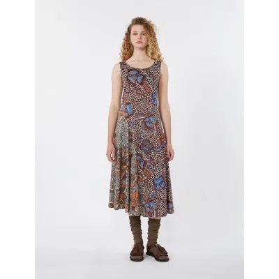 Weekend Max Mara Wkdpausa Dress Tobacco In Brown
