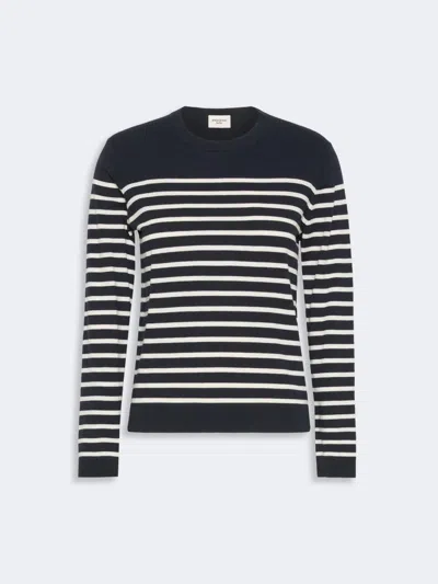 Weekend Max Mara Wkdsicilia Sweater Navy In Gray