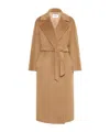 Weekend Max Mara Wkdtempera Belted Coat In Camel