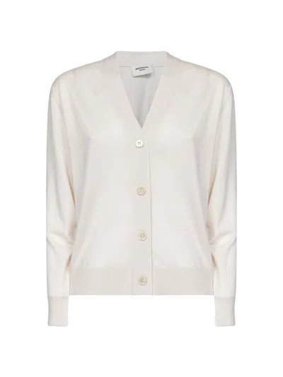 Weekend Max Mara Wkdtorre Cardigan In White