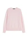 Weekend Max Mara Wool And Cashmere Basic Sweater In Pink