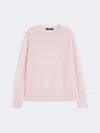 Weekend Max Mara Wool And Cashmere Basic Sweater In Pink
