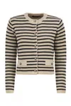 Weekend Max Mara Wkdvodka - Cropped Cotton Cardigan In Brown