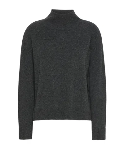 Weekend Max Mara Wkdzarina High Neck Knitted Jumper In Gray