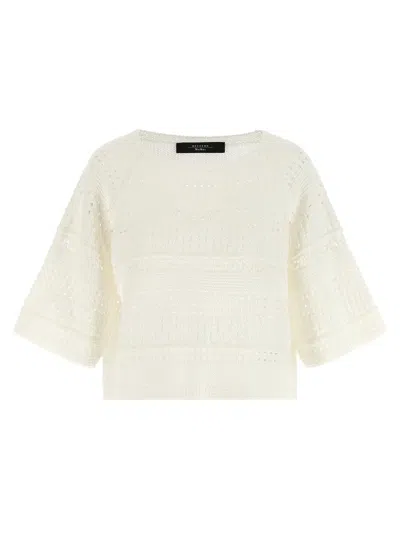 Weekend Max Mara 'wkiorche' Sweater In White