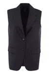 Weekend Max Mara 'donna' Sleeveless Vest With Pockets