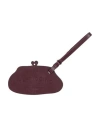 Weekend Max Mara Woman Bag Accessories & Charms Plum Size - Leather