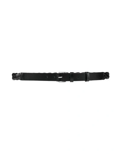 Weekend Max Mara Woman Belt Black Size 36 Cow Leather