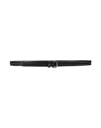 Weekend Max Mara Woman Belt Black Size Onesize Cow Leather
