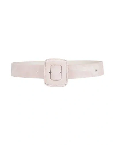 Weekend Max Mara Woman Belt Blush Size M Leather In Pink