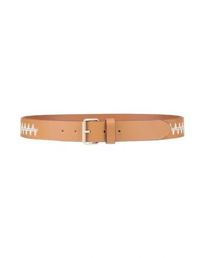 Weekend Max Mara Woman Belt Camel Size L Leather In Brown