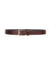Weekend Max Mara Woman Belt Chocolate Brown Size Xl Leather