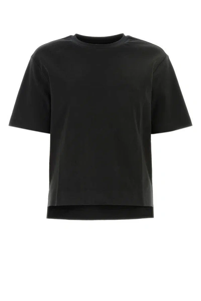 Weekend Max Mara Woman Black Cotton Multid T-shirt