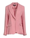 Weekend Max Mara Woman Blazer Pink Size 12 Linen