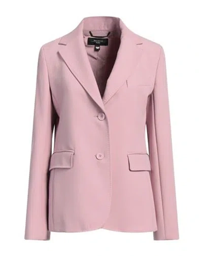 WEEKEND MAX MARA WEEKEND MAX MARA WOMAN BLAZER PINK SIZE 8 POLYESTER, VISCOSE, ELASTANE