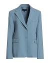 Weekend Max Mara Woman Blazer Sky Blue Size 0 Polyester, Viscose, Elastane