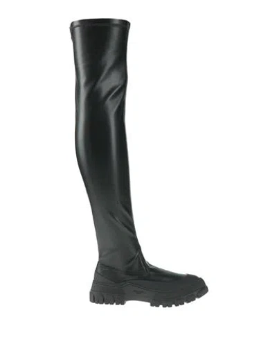 Weekend Max Mara Woman Boot Black Size 8 Textile Fibers