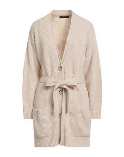 Weekend Max Mara Woman Cardigan Beige Size L Wool, Polyamide, Viscose, Cashmere In Neutral