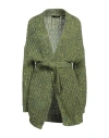 Weekend Max Mara Woman Cardigan Green Size Xl Acrylic, Polyamide, Mohair Wool