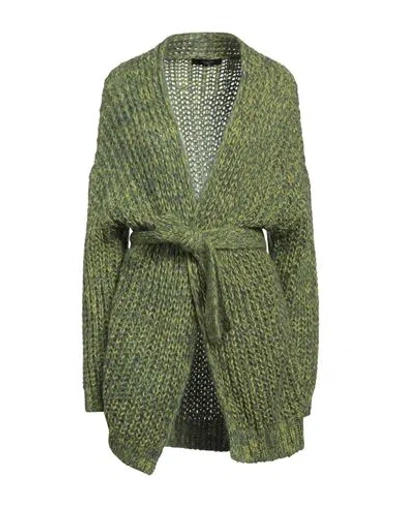 Weekend Max Mara Woman Cardigan Green Size Xl Acrylic, Polyamide, Mohair Wool