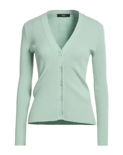 Weekend Max Mara Woman Cardigan Light Green Size Xl Viscose, Polyester