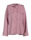 Weekend Max Mara Woman Coat Antique Rose Size 10 Virgin Wool, Polyamide In Pink