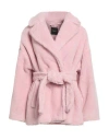 Weekend Max Mara Woman Coat Light Pink Size 8 Virgin Wool, Polyester, Polyamide