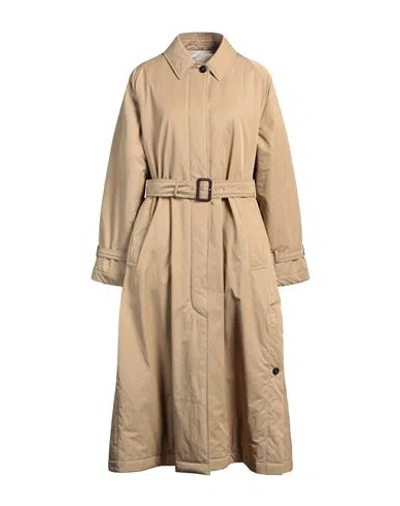 Weekend Max Mara Woman Coat Sand Size 16 Cotton, Polyester, Polyamide