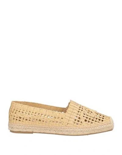 Weekend Max Mara Woman Espadrilles Beige Size 6 Textile Fibers In Sand