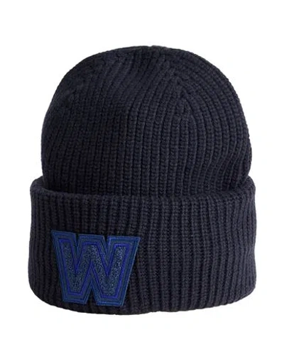 Weekend Max Mara Woman Hat Midnight Blue Size 5 ⅝ Virgin Wool