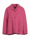 Weekend Max Mara Woman Jacket Fuchsia Size 10 Virgin Wool, Polyamide