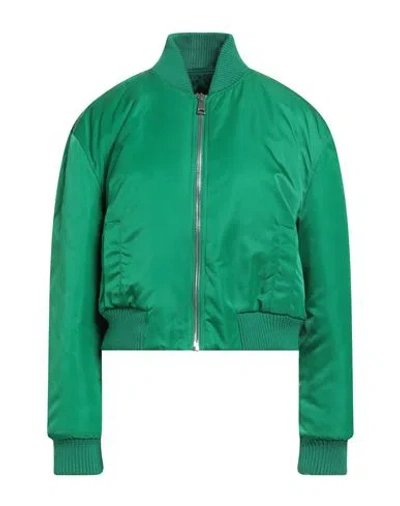 Weekend Max Mara Woman Jacket Green Size 12 Polyamide