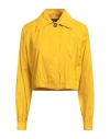 Weekend Max Mara Woman Jacket Marigold Size 10 Cotton In Yellow