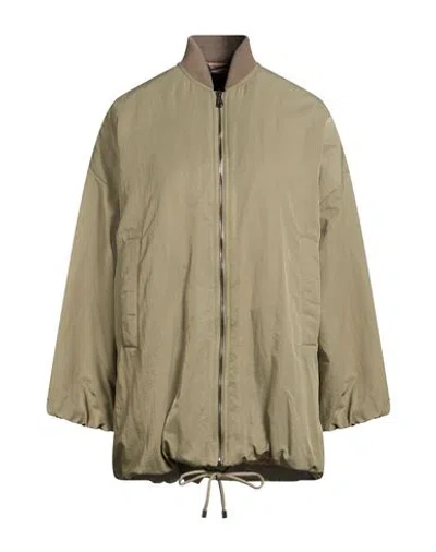 Weekend Max Mara Woman Jacket Military Green Size 10 Polyamide